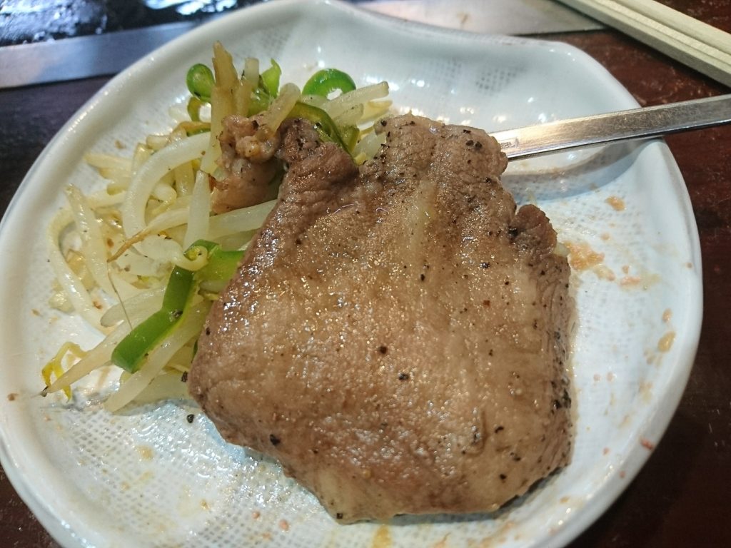 仙川「蓮花亭」牛タンを食べる