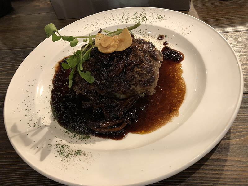 北海道牛のハンバーグステーキ