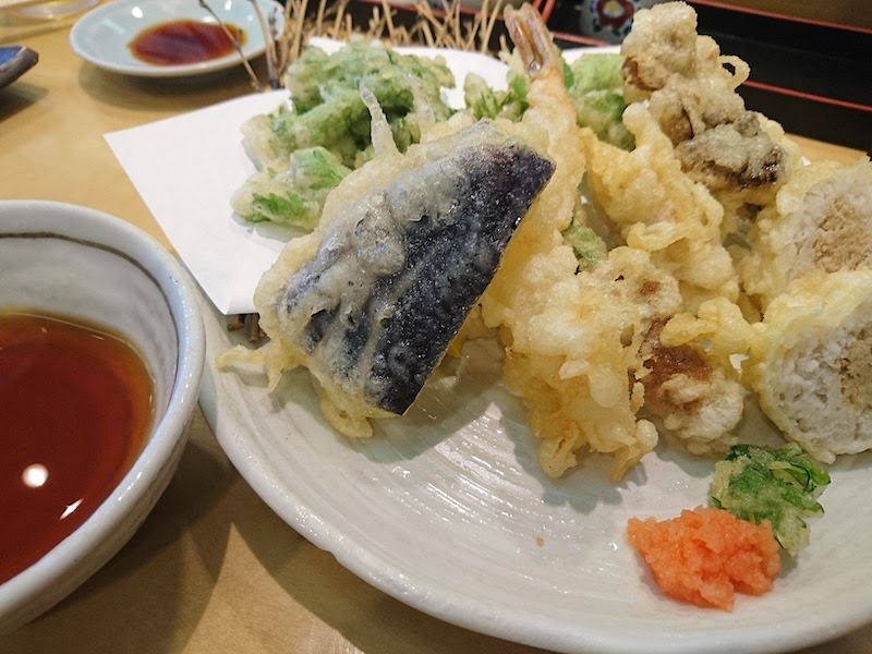 調布寿司祭り「すし三崎丸」季節の天ぷら盛り合わせ