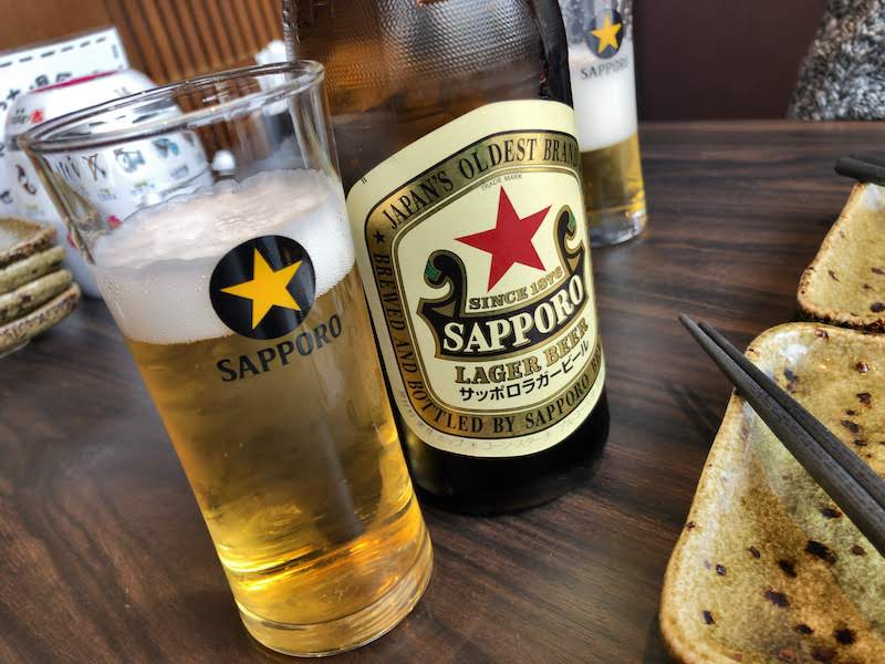 仙川「ひもの屋 仙川総本店」瓶ビール
